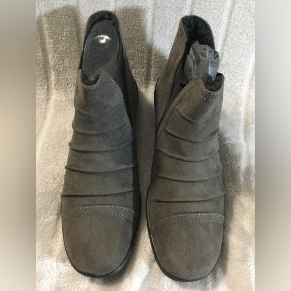 Romika Gray Suede Ankle Boots EU 37 US 6 to 6.5 - Picture 2 of 12